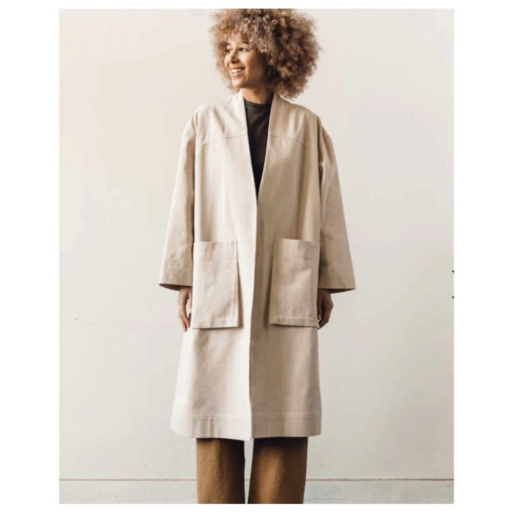 Elegant Cream Women's Coat